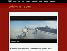 Tablet Screenshot of cold-war-racers.com